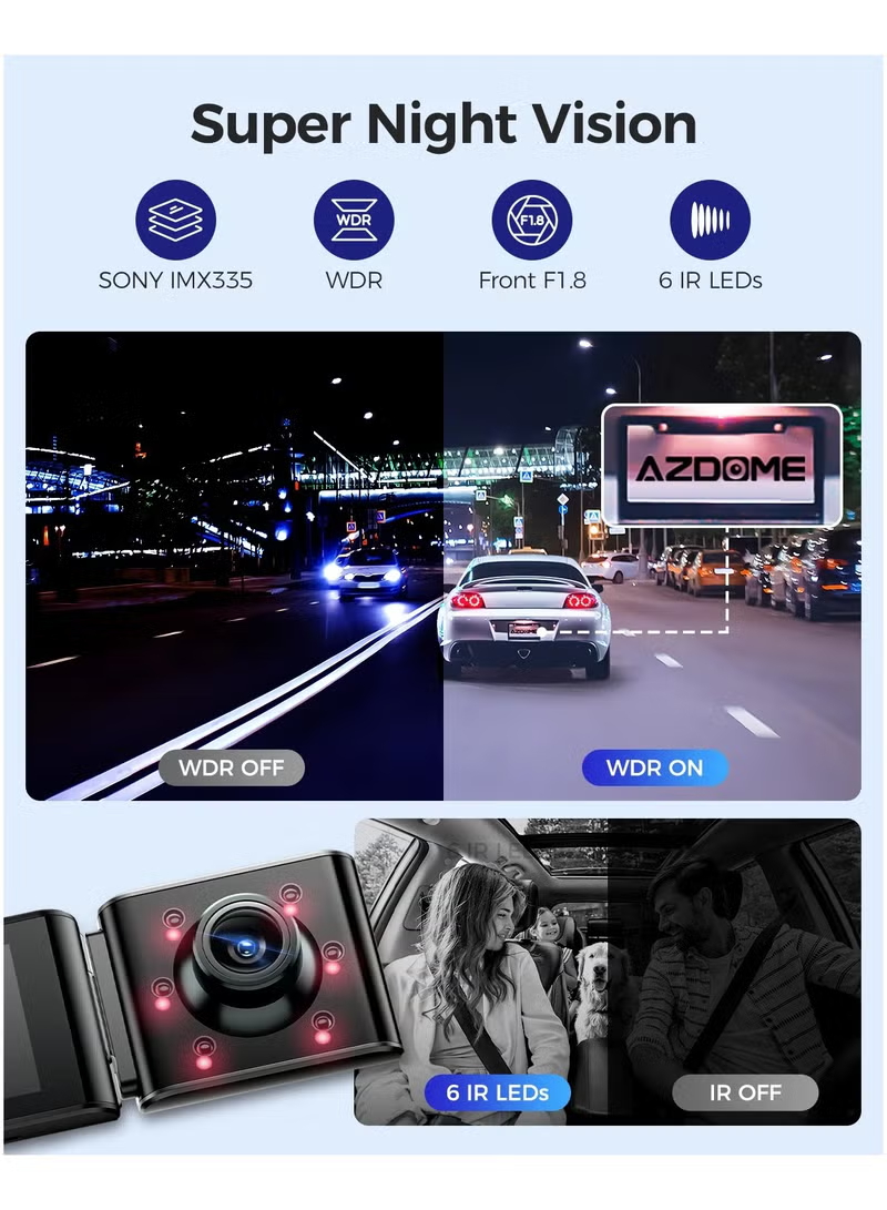 أزدوم داش كام 4K M660 - أحدث إصدار داش كام أزدوم داش كام 4K M660 - أحدث إصدار داش كام