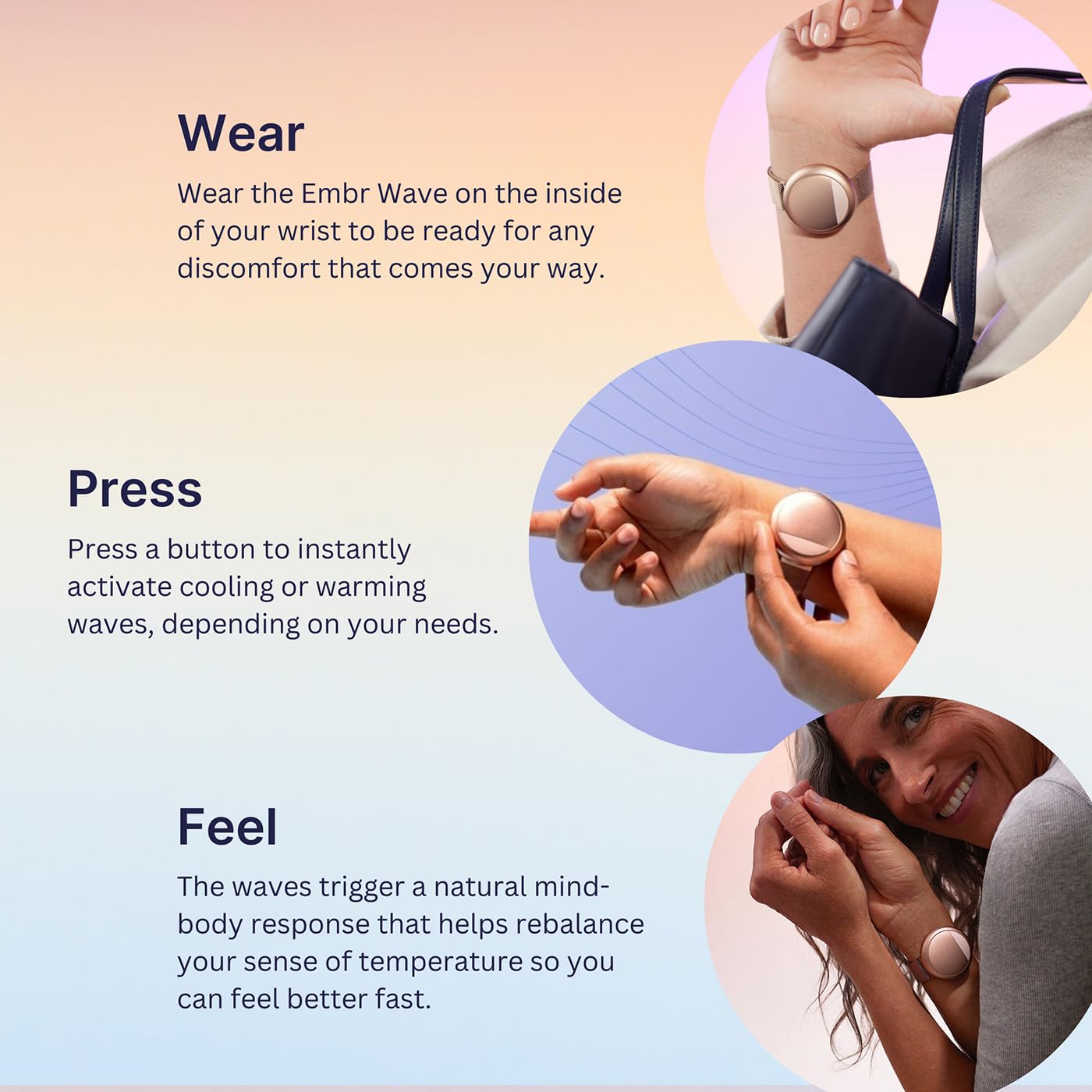 منظم حرارة Embr Wave 2 القابل للارتداء منظم حرارة Embr Wave 2 القابل للارتداء